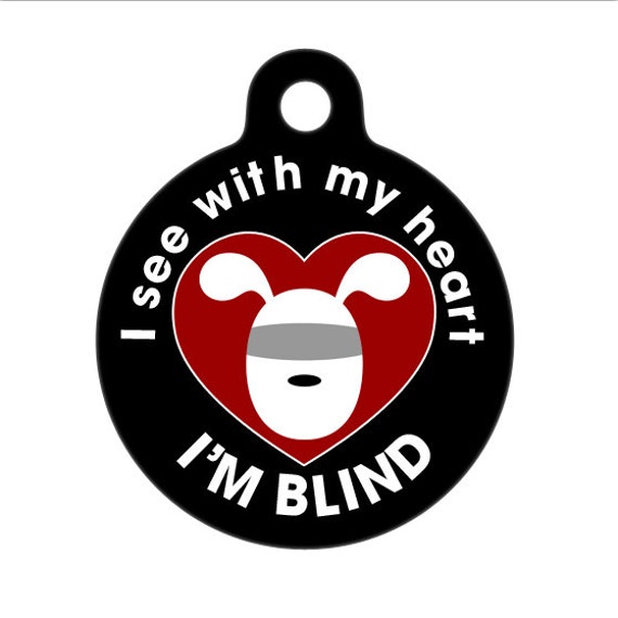 blind dog tag