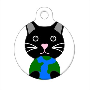 Pet ID Tag - EARTH DAY Kitty
