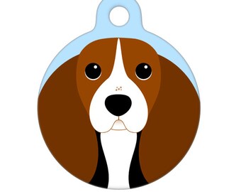 Pet ID Tag - Basset Hound Dog Breed