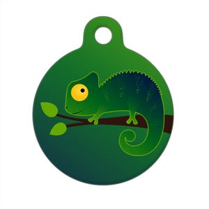 Pet ID Tag - Chameleon