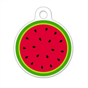 Pet ID Tag - Watermelon Whole