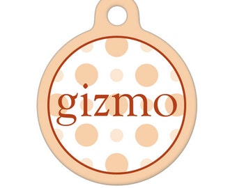 Pet ID Tag - Gizmo Custom Name on Front