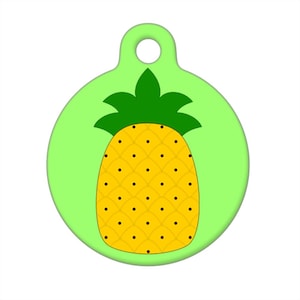 Pet ID Tag - Pineapple