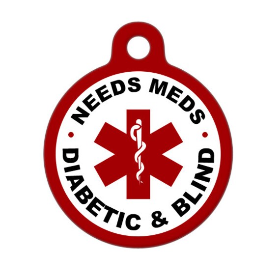 Diabetic shop id tag