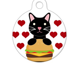 Pet ID Tag - Lol Cat Has Cheezburger Black Cat