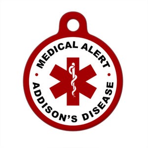 Medical ID Tag - Medical Alert, Addisons Disease