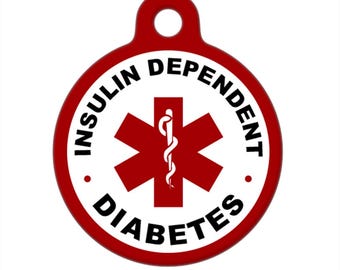 Medical ID Tag - Insulin Dependent Diabetes Medical Alert