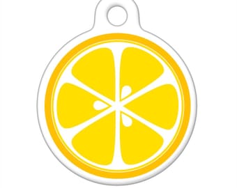 Pet ID Tag - Lemon Slice