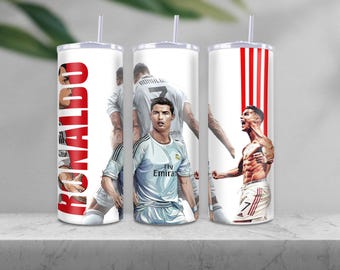 Cristiano Ronaldo Tumbler Wrap 20oz Png Wrap Digitaler Download