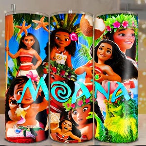 Moana Tumbler Wrap PNG, 20oz Skinny Tumbler png, Skinny Tumbler Wrap Design PNG Digital Wrap