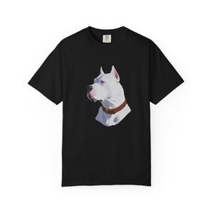 Garment-Dyed Dogo Argentino T-Shirt: Ultra-Soft Ring-Spun Cotton