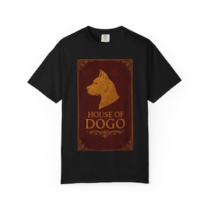 Dogo Argentino T-Shirt: Garment-Dyed Ring-Spun Cotton