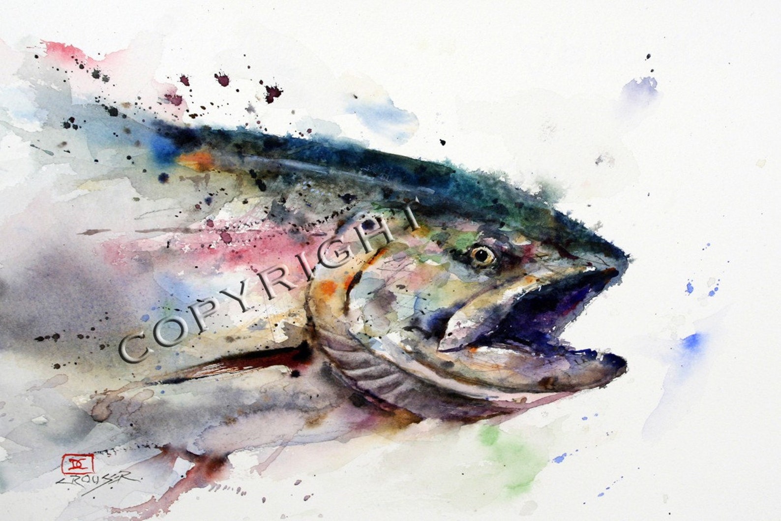 картины с рыбами красивые. рыба акварелью. японский карп тату акварель. рыба акварелью. акварели рыбки kitipong_maksin_.