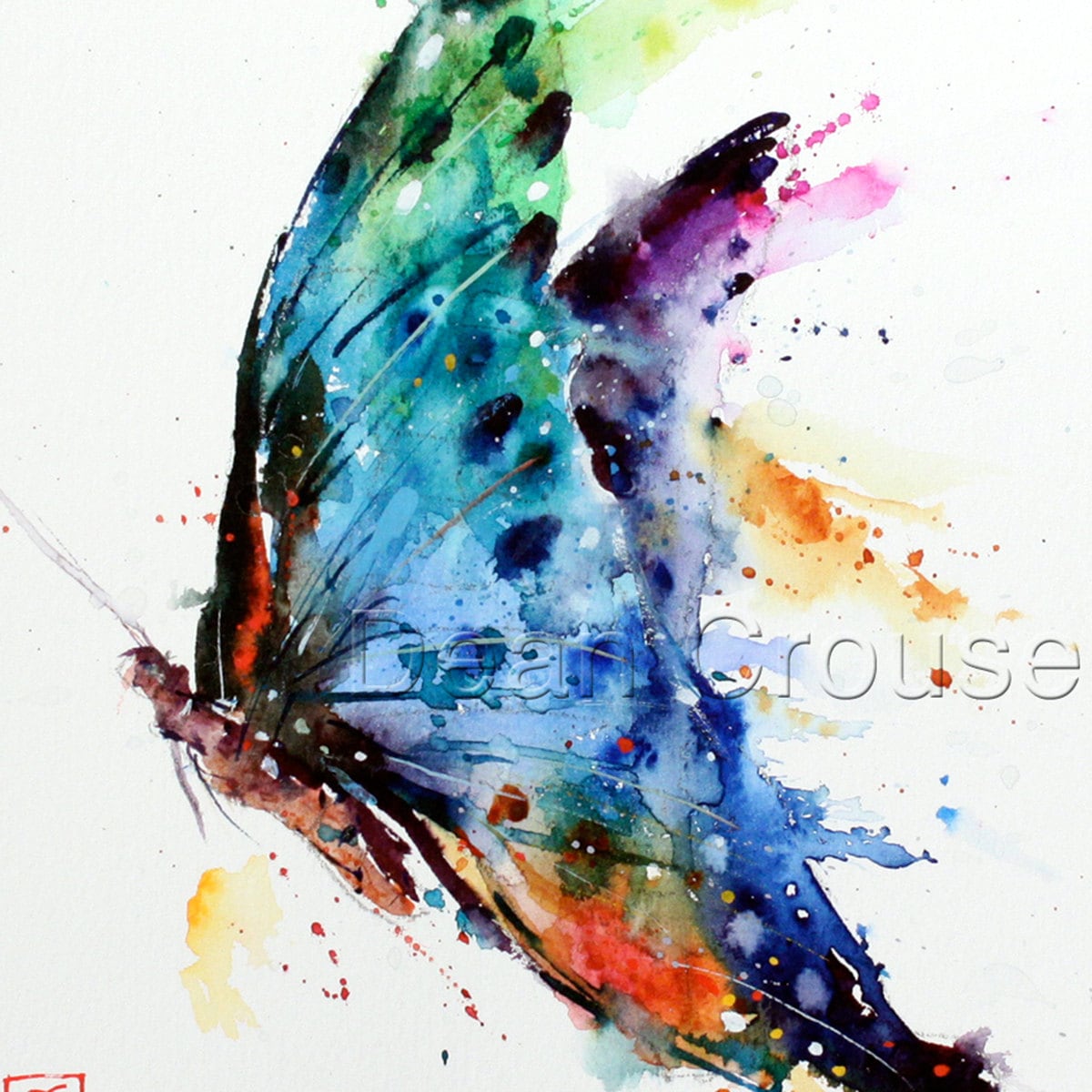 FREE Watercolor Butterfly Painting Activity