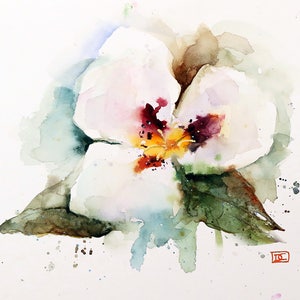 SEGO LILY Watercolor Floral print by Dean Crouser