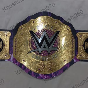 Personalized Rhea Ripley Signature Series Women Championship Replica Belt, Thickness 2mm/4mm Brass, Etching Process, Mami, Gift for her,