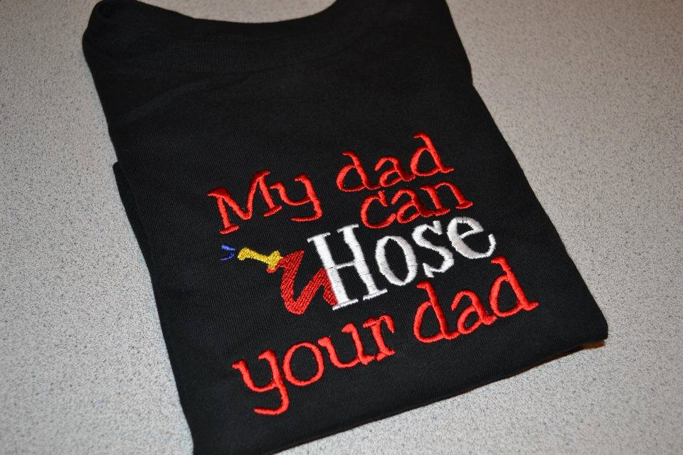 Dad can hose your dad embroidered tshirt Etsy