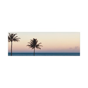 Tropical Sunset Canvas Print, Wall Art, Beach Decor, Home Decoration, Gift for Beach Lovers, Ocean Artwork