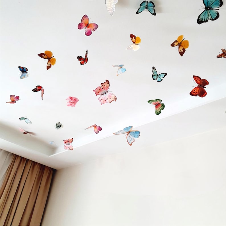 Butterfly Garlands Hanging Butterflies Flower Garland 3D Floating butterfly-garlands-hanging-butterflies-flower-garland-3d-floating