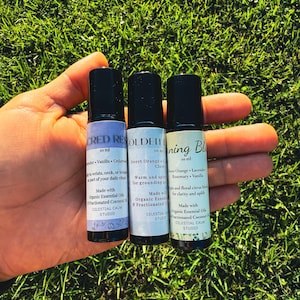 Zestaw wałków z olejkami eterycznymi: naturalna mieszanka aromaterapeutyczna (wybierz dowolne 2)