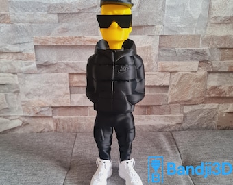 Bart Simpson Streetwear Figurine – Collector’s Edition Street & Pop Decor