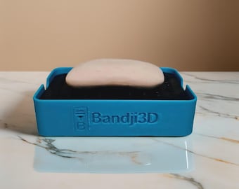 3D Printed Soap Dish – Quick Draining – Modern Bathroom Design – Zero Waste Accessory