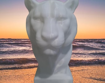 3D Tiger Bust • Modern Decorative Sculpture • Elegant Animal Statue • Available in 15 cm and 24 cm • Several Colors