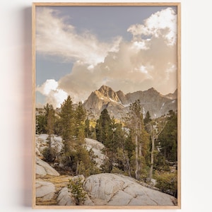 Sierra Nevada, California – Framed Fine Art Photo – Sierra Nevada Wall Decor - Natural Modern, Boho, and Mountain Lodge Wall Art