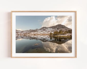 Sierra Nevada Wall Art – California Mountain Landscape, Boho Natural Modern Fine Art Photo
