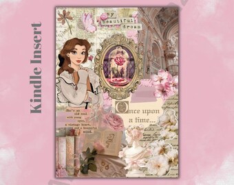 Pink Bookish inspired kindle insert | kindle printable | Digital Download |