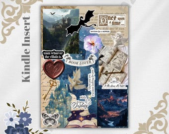 Fantasy inspired kindle insert | kindle printable | Digital Download |