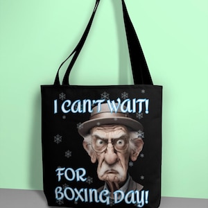 Divertente borsa di tela natalizia "Grumpy Old Git"