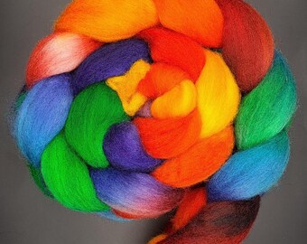 100g hand dyed BFL
