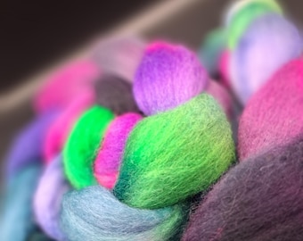 100g hand dyed BFL
