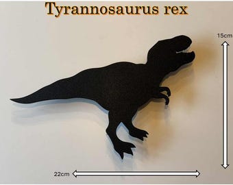 Crochets muraux dinosaures pour enfants - T-Rex, tricératops et plus imprimés en 3D, crochets pour manteaux et sacs personnalisables et respectueux de l'environnement