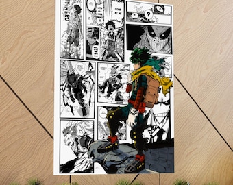 Stampa di Deku di My Hero Academia / Anime Wall Art (download digitale)