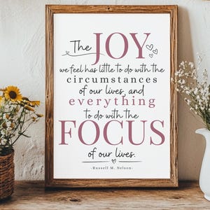 Russell M Nelson Prophet Quote SVG & PNG Digital Download LDS Wall Art Gift