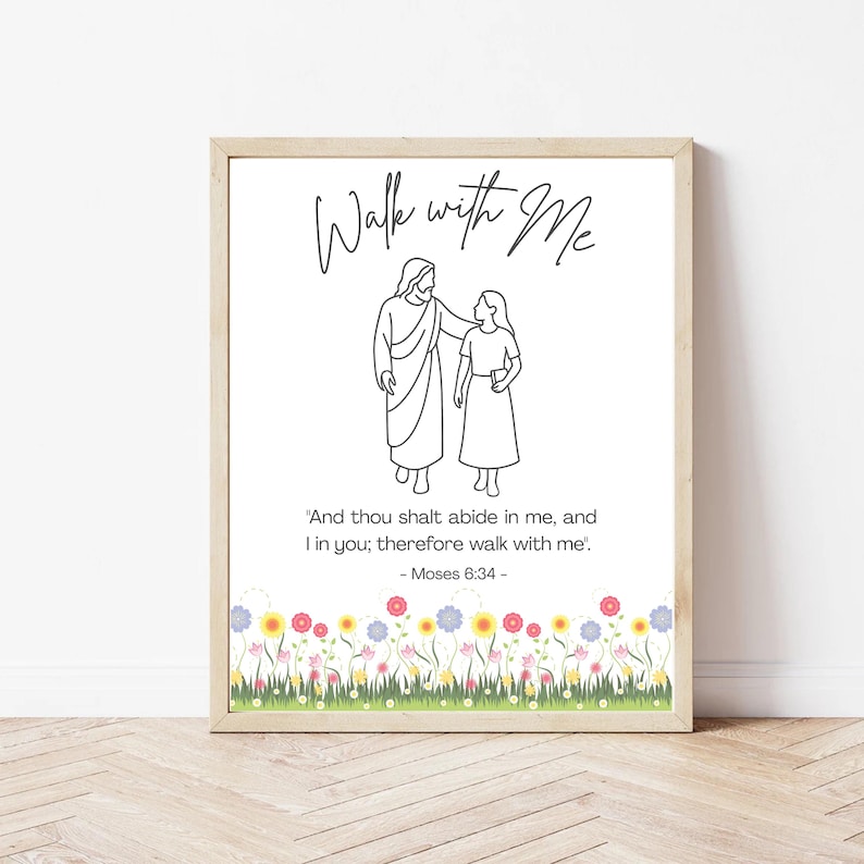 2026 LDS Youth Theme Print, Walk With Me PNG Wall Art (digital Download ...