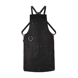 Handmade Full Grain Leather Apron: BBQ, Butcher, Woodwork