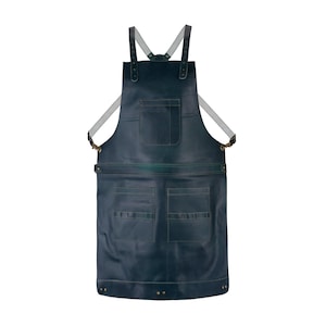 Handmade Full Grain Leather Apron: BBQ, Butcher, Woodwork