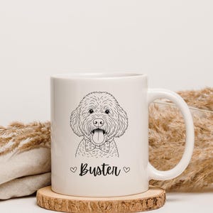 Personalized Dog Mug | Dog Dad Gift | Dog Mom Gift| Pet Memorial Gift | Dog Loss Gifts | Custom Pet Gifts | Pet Portrait | Pet Sympathy Gift