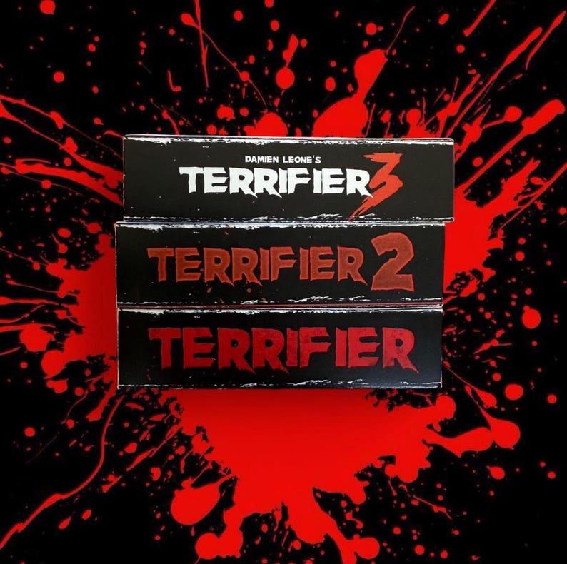 Terrifier VHS Collection: Custom Horror Movie Art Piece - Etsy