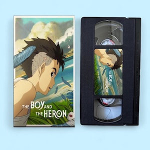 The Boy and the Heron Custom VHS tape (Dub)