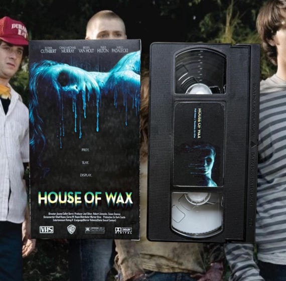 House of Wax Custom VHS 2005 - Etsy