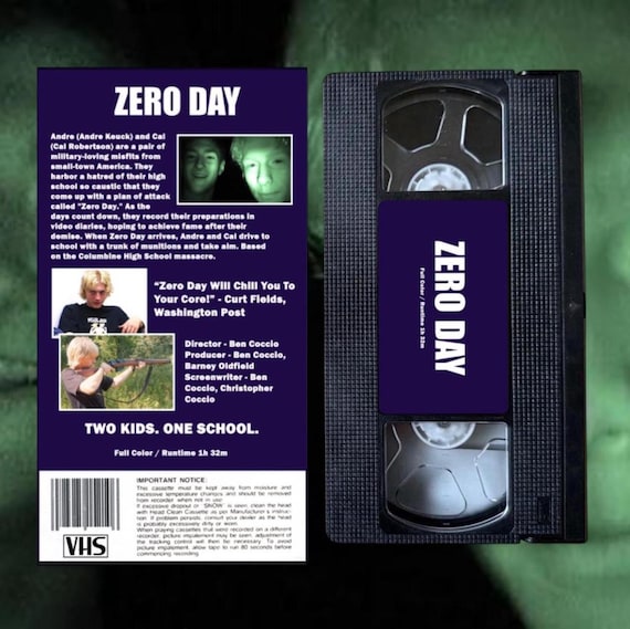 Zero Day (2002) Custom VHS Tape - Etsy Finland