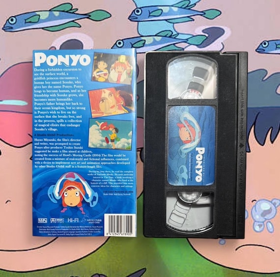 崖の上のポニョ カスタム VHS テープ（吹き替え版） - Etsy 日本