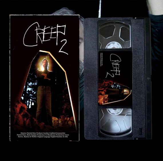 CREEP 2 Custom VHS Tape - Etsy