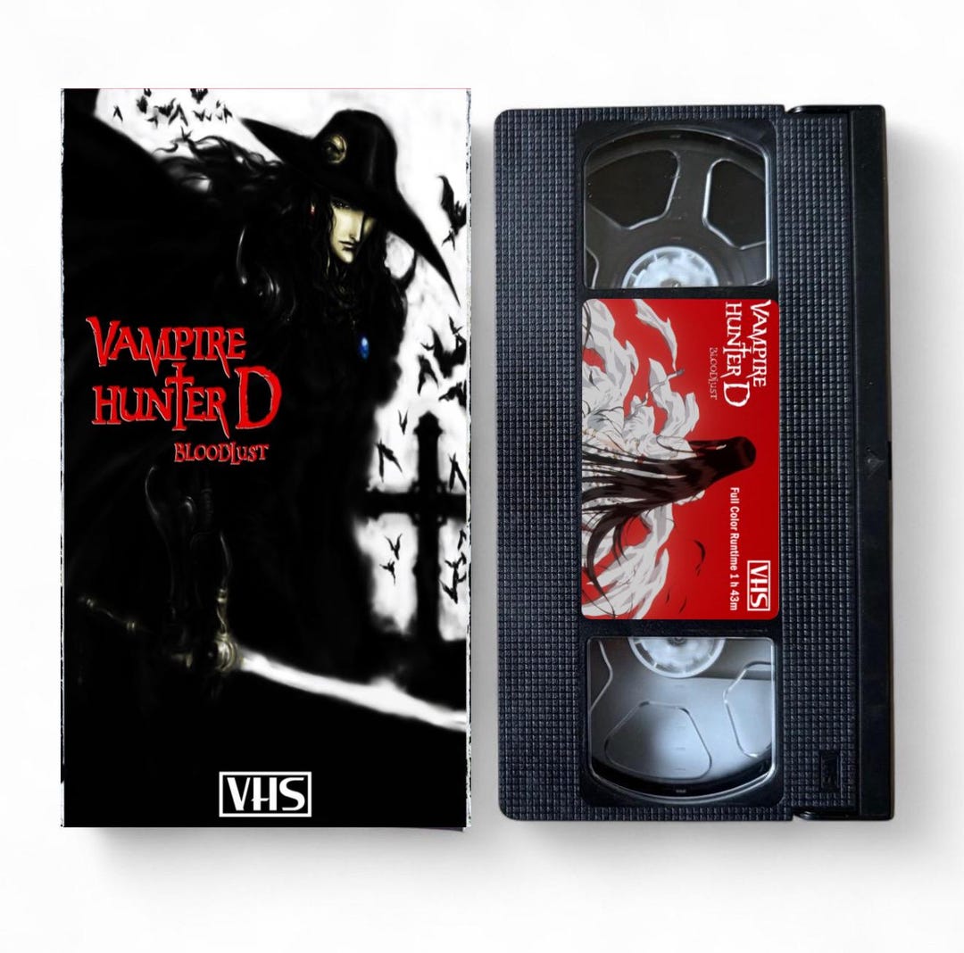 Vampire Hunter D: Bloodlust [VHS](中古品) Vampire Hunter D: Bloodlust VHS Tape Anime (dub) - Etsy