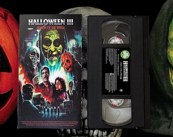 Cinta VHS personalizada de Halloween III: Temporada de brujas