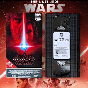 Star Wars The Last Jedi Custom VHS tape